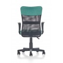 Кресло компьютерное HALMAR TIMMY бирюзовый/черный